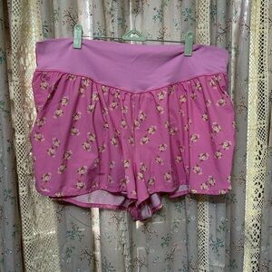 2/$28 Offline By Aerie Real Me Flirty Shorts Pink‎ Size XXL